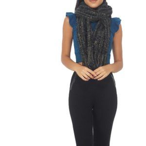 NEW! America & Beyond Black Olive Acrylic Scarf - 76"